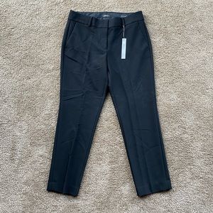 Curvy slim LOFT black business pants trousers